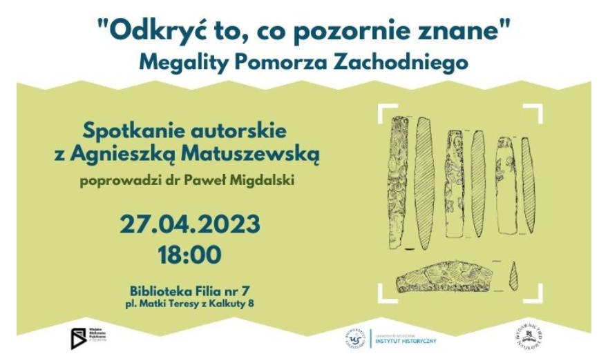 Spotkanie autorskie z dr Agnieszką Matuszewską