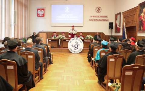 Uroczyste posiedzenie Senatu US dla wyróżniających się nauczycieli akademickich