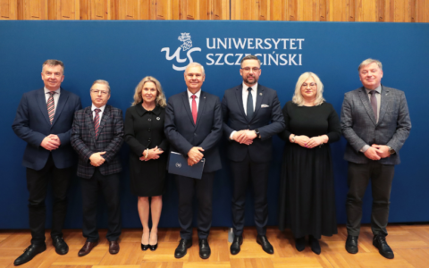 Relacja z wizyty Ministra Nauki i Szkolnictwa Wyższego w Uniwersytecie Szczecińskim