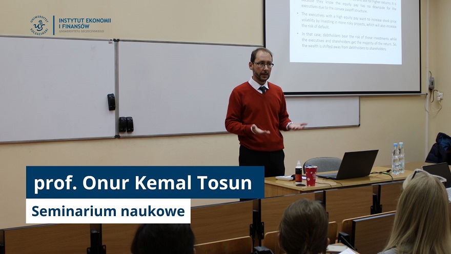 Prof. Onur Kemal Tosun z wizytą w Instytucie Ekonomii i Finansów