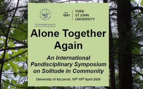 „Alone Together Again” symposium – registration deadline