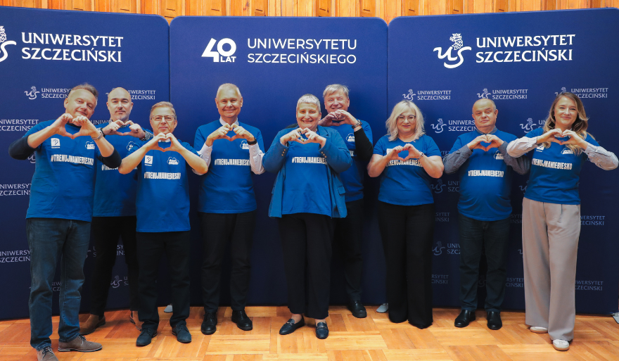 #TrenujNaNiebiesko z Uniwersytetem Szczecińskim