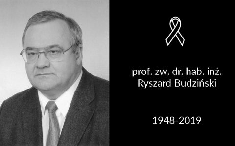 Zmarł prof. dr hab. inż. Ryszard Budziński