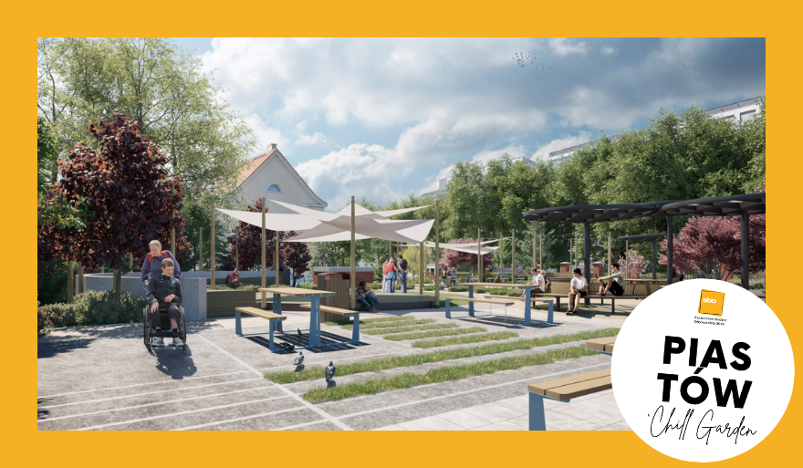 Wizualizacja Piastów Chill Garden