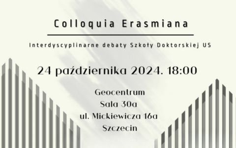 Debata w ramach cyklu „Colloquia Erasmiana”