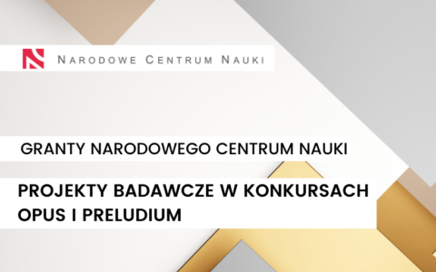 Projekty z finansowaniem NCN