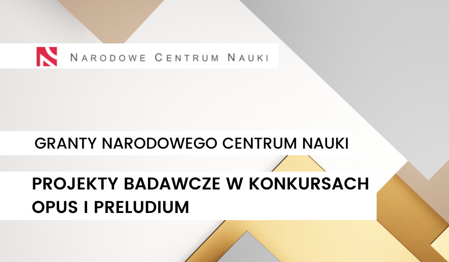Projekty z finansowaniem NCN