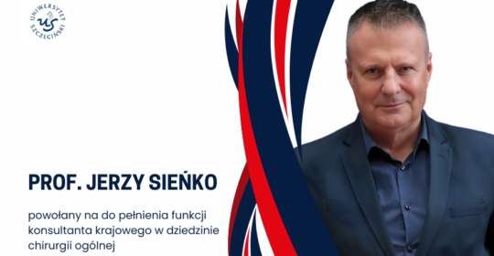 Prof. dr hab. n. med. Jerzy Sieńko powołany na krajowego konsultanta w dziedzinie chirurgii ogólnej