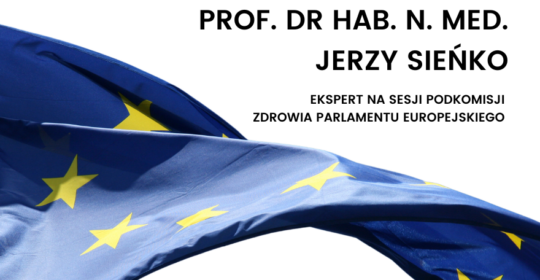 Prelekcja prof. dra hab. n. med. Jerzego Sieńko w Parlamencie Europejskim