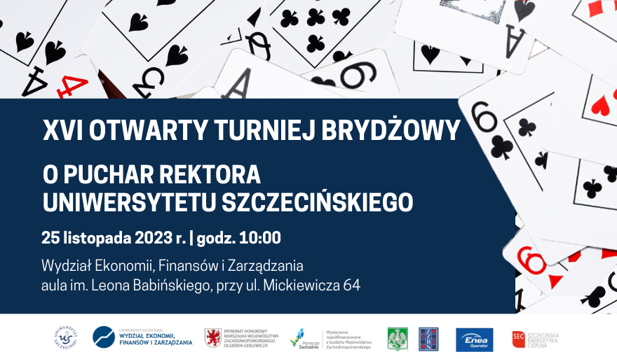 XVI Otwarty Turniej Brydżowy o Puchar Rektora Uniwersytetu Szczecińskiego