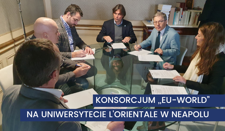 Spotkanie przedstawicieli międzynarodowego konsorcjum „EU-World” na Uniwersytecie L’Orientale w Neapolu