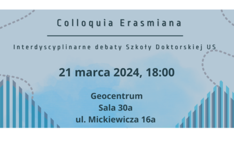 Debata w ramach cyklu „Colloquia Erasmiana”