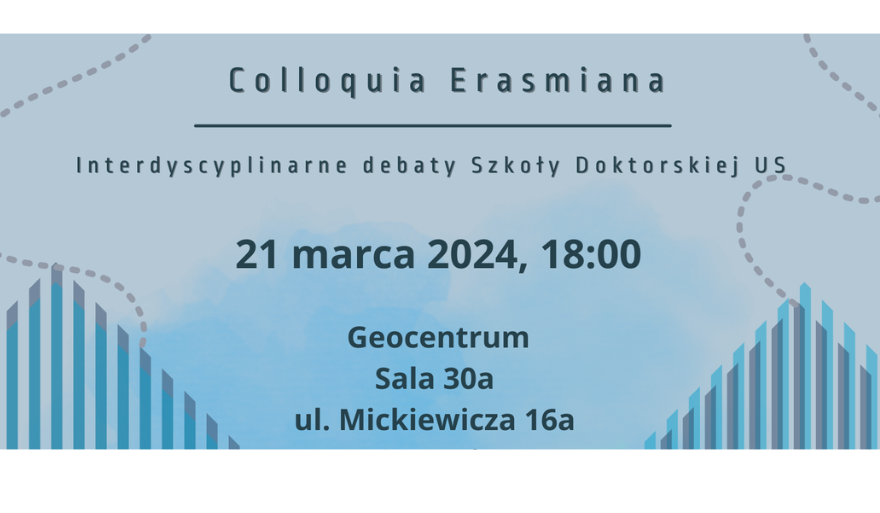 Debata w ramach cyklu „Colloquia Erasmiana”
