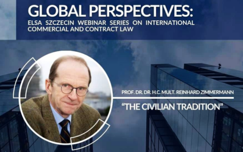 Zaproszenie na wykład prof. Reinharda Zimmermanna