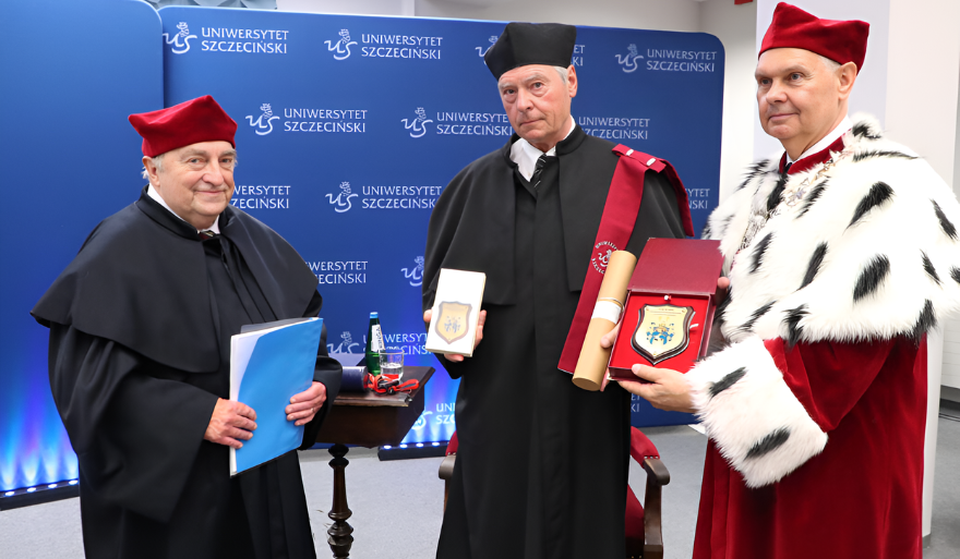 Przyznanie tytułu profesora honorowego Uniwersytetu Szczecińskiego