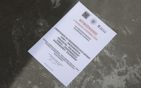 Wyróżnienie w Konkursie Academia 2024