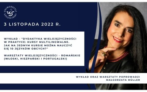 Być wielojęzycznym – wykład i warsztaty z poliglotką Małgorzatą Müller