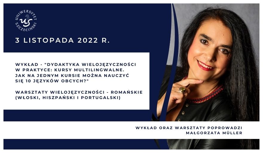 Być wielojęzycznym – wykład i warsztaty z poliglotką Małgorzatą Müller