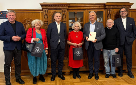 Wizyta Anny Frajlich w Rektoracie