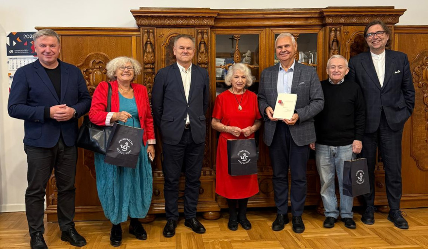 Wizyta Anny Frajlich w Rektoracie