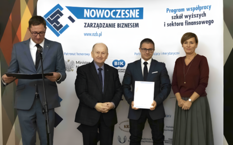 15-lecie programu Nowoczesne Zarządzanie Biznesem – wyróżnienie dla prof. Przemysława Pluskoty