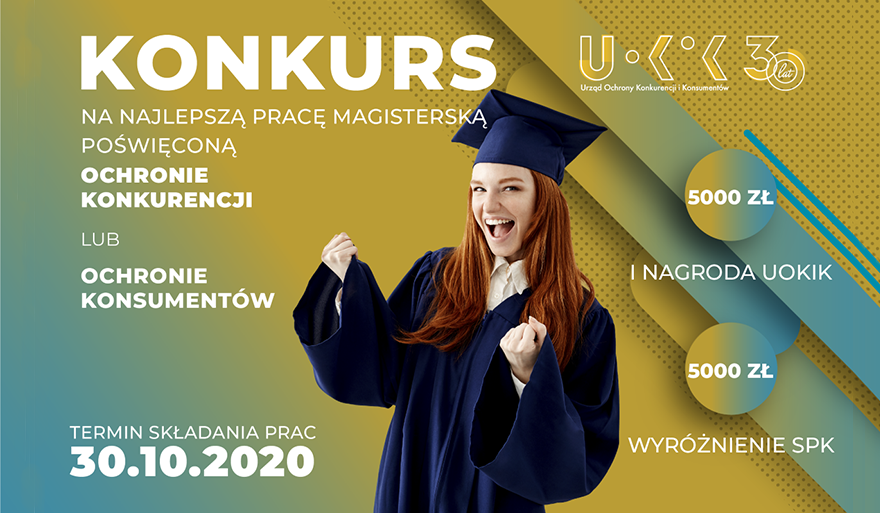 Konkurs UOKiK na najlepsze prace magisterskie i doktorskie