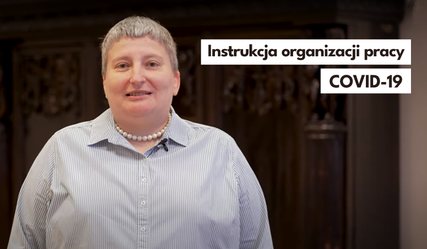Instrukcja organizacji pracy w związku z występowaniem wirusa SARS-CoV-2