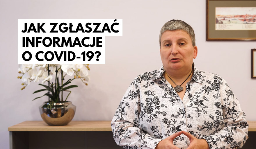 Jak zgłaszać informacje o COVID-19?