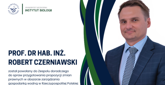 Prof. Robert Czerniawski w ważnym zespole doradczym