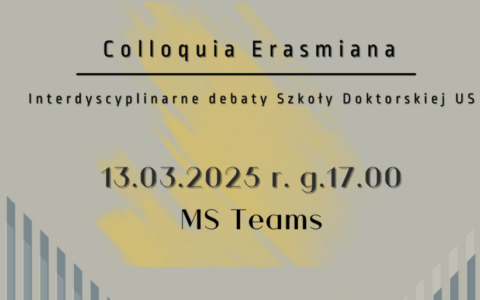 Interdyscyplinarne debaty Szkoły Doktorskiej Uniwersytetu Szczecińskiego