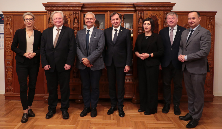 Delegacja z Wilna z wizytą na Uniwersytecie Szczecińskim