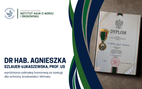 Ministerialna odznaka dla dr hab. Agnieszki Szlauer-Łukaszewskiej, prof. US