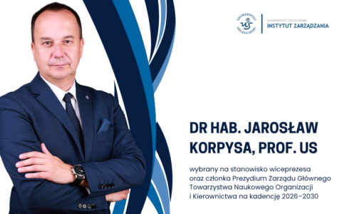 Dr hab. Jarosław Korpysa, prof. US wybrany wiceprezesem jednego z najstarszych towarzystw naukowych w Polsce