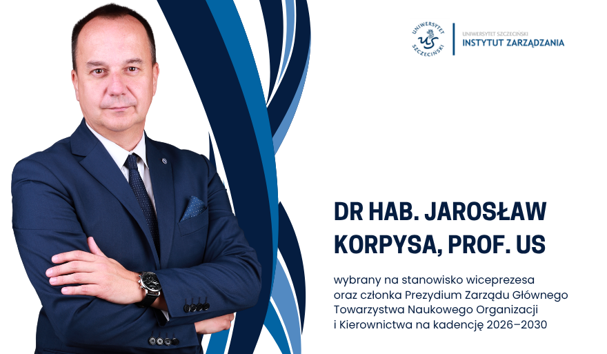 Dr hab. Jarosław Korpysa, prof. US wybrany wiceprezesem jednego z najstarszych towarzystw naukowych w Polsce