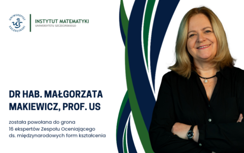 Powołanie dr hab. Małgorzaty Makiewicz, prof. US do zespołu eksperckiego NAWA