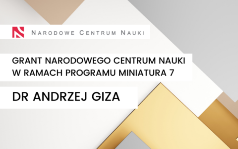 Dr Andrzej Giza laureatem konkursu MINIATURA 7