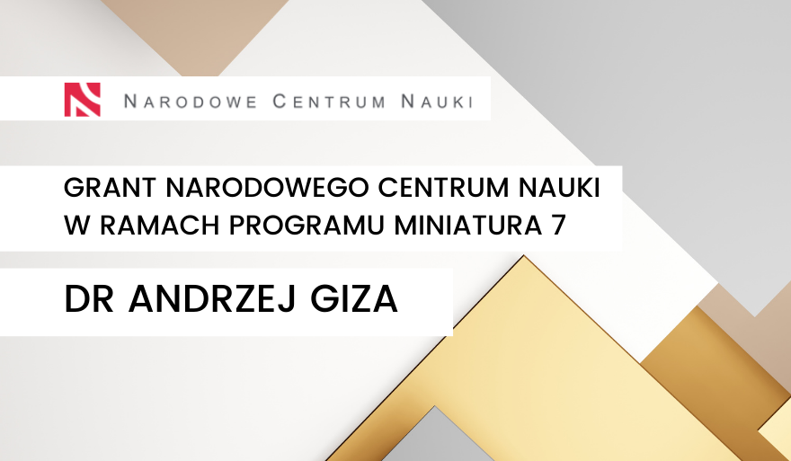 Dr Andrzej Giza laureatem konkursu MINIATURA 7