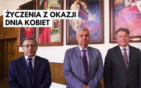 Życzenia Rektora i Prorektorów z okazji Dnia Kobiet