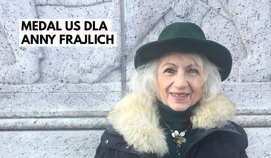 Medal Uniwersytetu Szczecińskiego dla Anny Frajlich