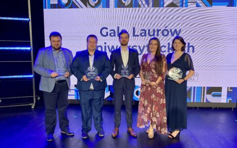 Uniwersytet Szczeciński z pięcioma statuetkami podczas Gali Laurów Uniwersyteckich