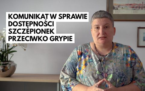 Komunikat w sprawie dostępności szczepionek przeciwko grypie