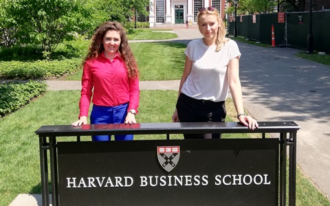 Doktorantki US w Harvard Business School w Bostonie