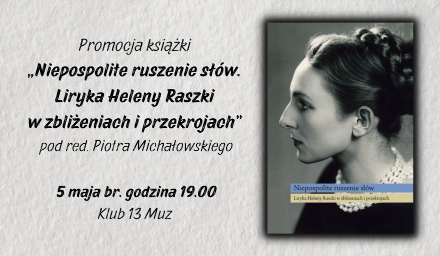 Promocja książki „Niepospolite ruszenie słów”