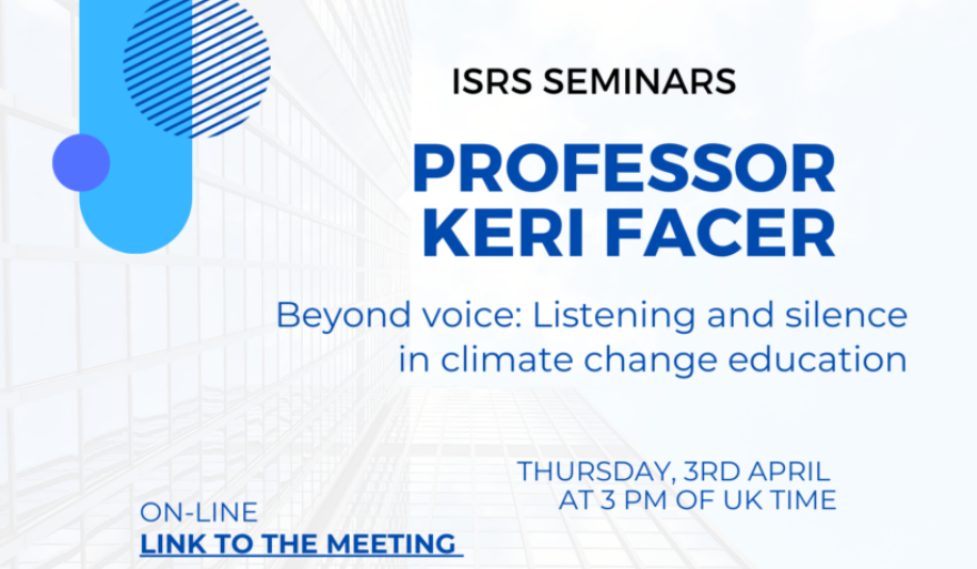 Kolejne seminarium ISRS (online)