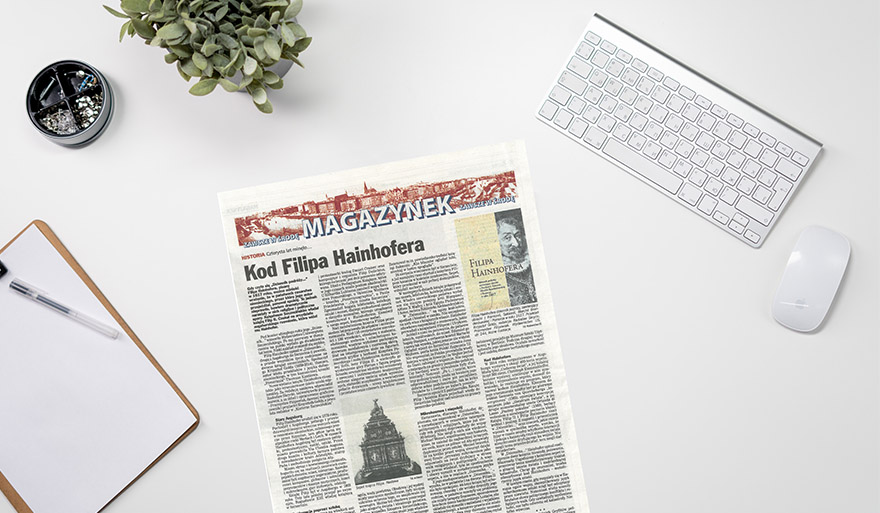 Artykuł „Kuriera Szczecińskiego” dotyczący kolejnej publikacji Wydawnictwa US czyli „Dziennika podróży” Filipa Hainhofera