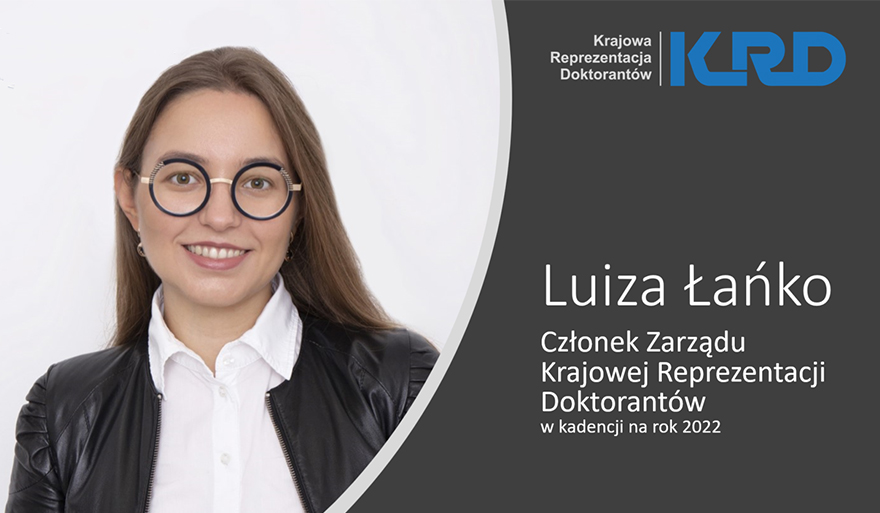 Doktorantka Szkoły Doktorskiej US w Zarządzie KRD