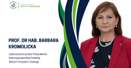 Prof. dr hab. Barbara Kromolicka odznaczona Złotym Krzyżem Zasługi