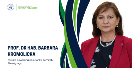Prof. Barbara Kromolicka powołana na członka Komitetu Sterującego