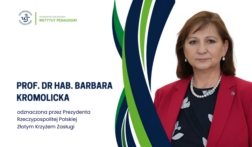 Prof. dr hab. Barbara Kromolicka odznaczona Złotym Krzyżem Zasługi