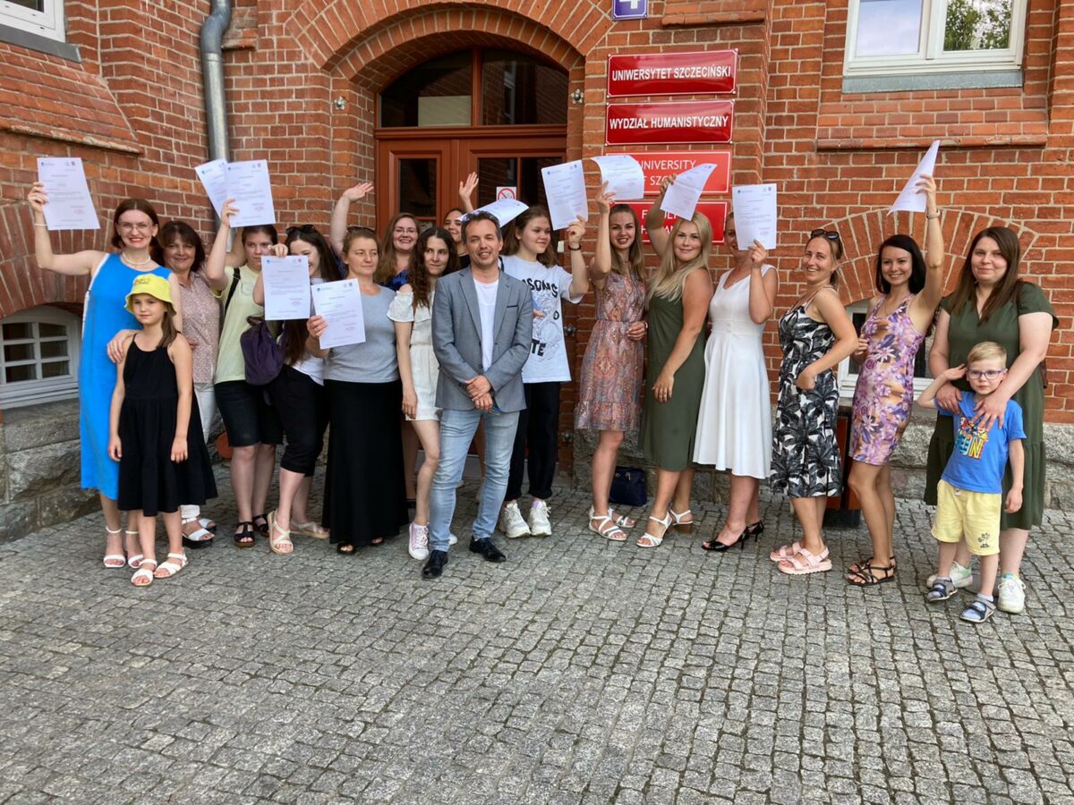 Zakończenie kolejnego kursu języka polskiego dla osób z Ukrainy